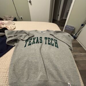 Gray Texas Tech Vintage Sweatshirt